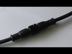 Μεταλλικός M16 συγκόλληση Μαύρο λευκό IP68 σύνδεσμος ρεύματος