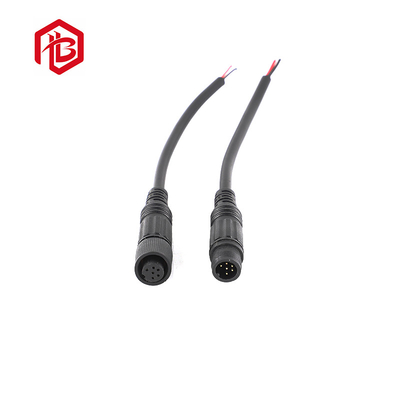 m10 nylon led outdoor waterproof male and female Circular plug wire connector pairing