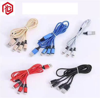 Αγορά 3 σε 1 καλώδιο 1m Usb μικροϋπολογιστών εισελκόμενο τύπων Γ στοιχείων καλώδιο χρέωσης καλωδίων 3A γρήγορο online manufacture