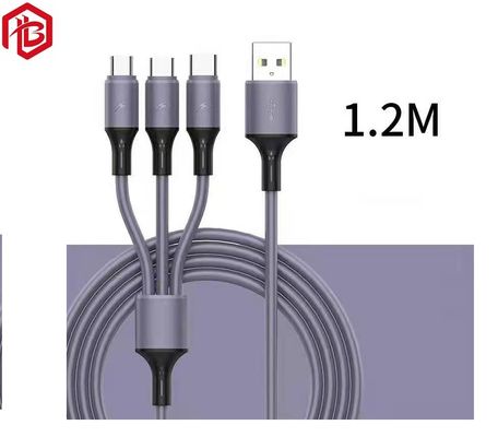 Αγορά Το νάυλον έπλεξε 3ft 6ft 10ft 3 σε 1 Usb 3,0 γρήγορο καλώδιο στοιχείων χρέωσης τύπων Γ Usb μικροϋπολογιστών καλωδίων φορτιστών online manufacture