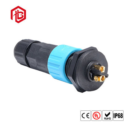 Αγορά 2 3 Pin A16 Self Lock Waterproof Cable Connector αρσενικό θηλυκό 300V 10A κυκλικός ηλεκτρικός σύνδεσμος συναρμολόγησης online manufacture