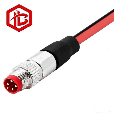 Αγορά M8 DIN 3pin Nickel Plated Male to Female Straight Plug IP68 Waterproof Sensor Cable online manufacture