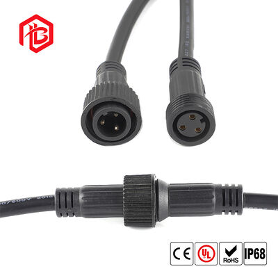 Αγορά BETT M23 IP68 Αδιάβροχος Μαύρος PVC Ηλεκτρικός Συνδετήρας Φωτισμός LED Εξωτερικού Χώρου 2 Pin Αρσενικό/Θηλυκό online manufacture