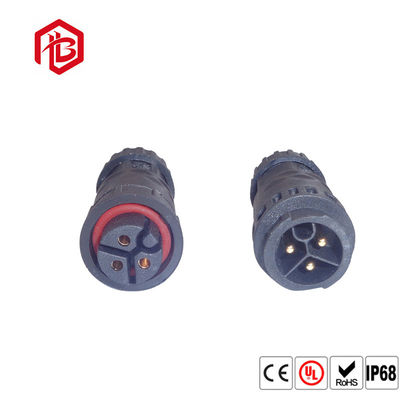 Αγορά IP68 3Pins στεγανοποιεί το κυκλικό λαστιχένιο νάυλον PVC συνδετήρων θηλυκό αρσενικό για το φωτισμό των οδηγήσεων online manufacture