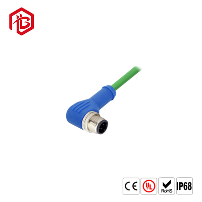 M12 4 Pin IP67 IP68 Power Electric Bike Led Screen Connector Waterproof