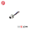 Waterproof Screw Connection M12 PG Type Female Cable Plug IP67 Plastic Shell M12 4pin Connector