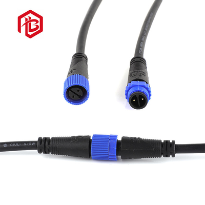 2 to 4pin Watertight Cable Connector with Push Locking and Min Wire Size OD 3.5mm