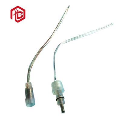 Custom IP68 Waterproof DC5521 DC35135 Male Panel Mount Connectors DC Power Cable with Dust Cover Panel Mounting