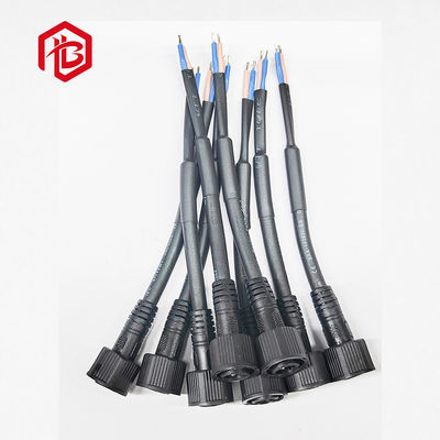 Customized M11 M12 M14 M15 M16 Led Street Waterproof Cable 2 3 4 5 Pin Male Female Docking Extension PVC Power Cord Connector