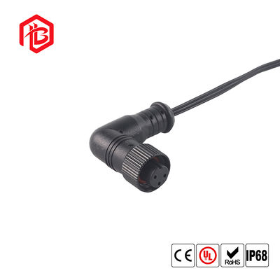 IP68 Waterproof M12 8 Pin Male Connector 90 Degree Right Angle Elbow Aviation Sensor Cable Circular Connector Product Connectors