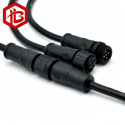 M8 M12 M16 M18 M20 Waterproof Connector 3 Pin 3 Core IP65 IP67 IP68 Metal Male Female Plug LED Connector