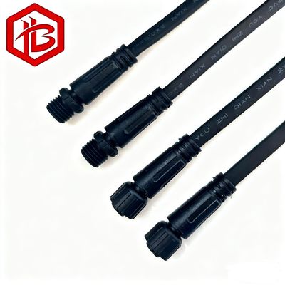 M10 PVC PLUG 2 3 4 Pin  Faucet LED Outdoor Lamp Waterproof Male and Female Plug Power Cord Connector