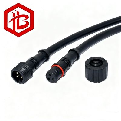 M11 PVC PLUG  M16 M18 Male and Female Connector 2 3 4 5 6 7 8 10 Pin Circular LED Outdoor Lighting Waterproof Cable Connector