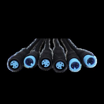 M6 Aviation IP68 Waterproof USB Smart Home Connector Male Female LED Plug PCB FPC RF Power Solenoid Valve Bathroom Use