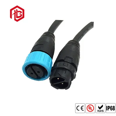 12A 4-core A18 IP68 Waterproof Quick Lock Power Connector Set (Male/Female Plug) for Automotive LED Lighting Battery Plant Grow