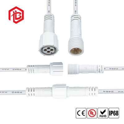 M10 PVC Male/Female Waterproof Plug with Copper Contact for Aerospace RF Applications