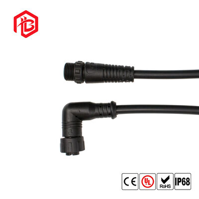 M12RIGHT-ANGLED ELBOW Waterproof Connector Male/Female Copper 6A for Aerospace Microwave Applications