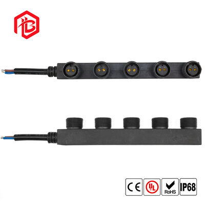 M19F TYPE MODULE Waterproof Connector Male/Female Copper Contact for Aerospace & Solar Power Systems