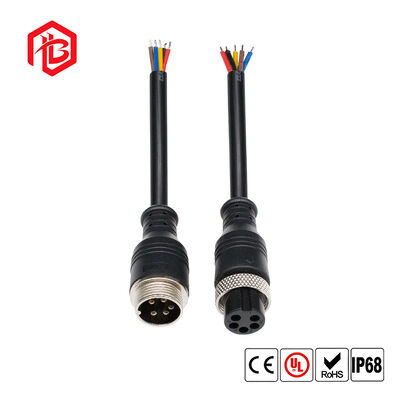 GX-16 Aerospace 2A Copper Plug with Nylon Housing Male/Female Connection for FPC PCB Power Microwave Applications